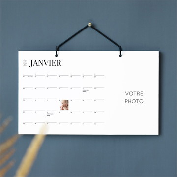 Calendrier détachable création libre