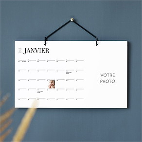Calendrier détachable création libre
