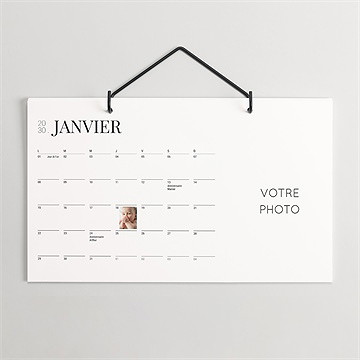 Calendrier détachable création libre - Détail du calendrier