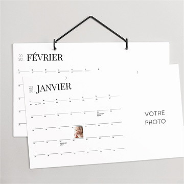 Calendrier détachable création libre - Mise en situation