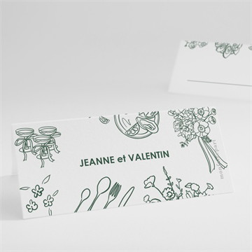 Marque-place mariage pas le choix