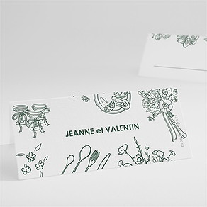 Marque-place mariage pas le choix
