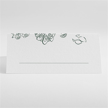 Marque-place mariage pas le choix - Dos du marque-place