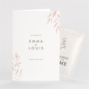 Remerciement mariage notre lien avec graines