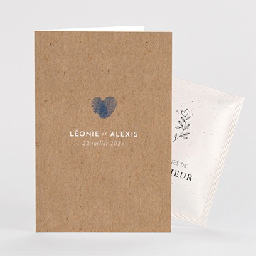 Carte pliée - portrait