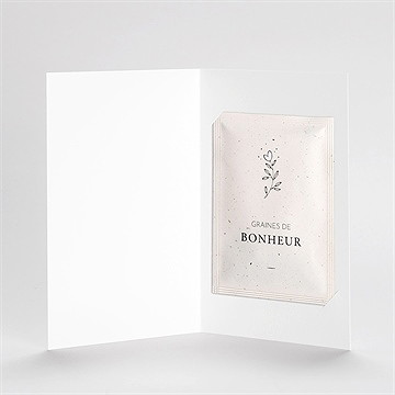 Faire-part naissance a vous de jouer avec graines - Mise en situation