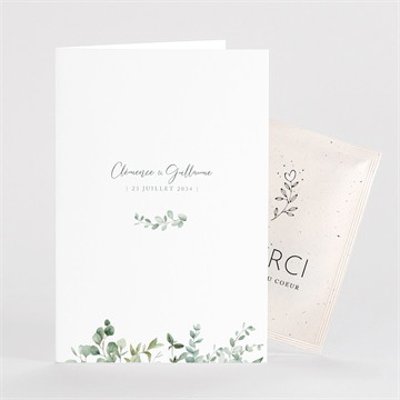 Carte pliée - portrait