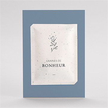 Faire-part naissance moderne et tendance graines