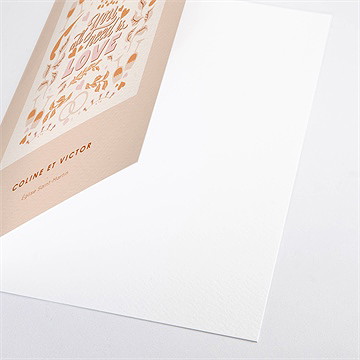 Livret de messe mariage hippie - Détail du livret