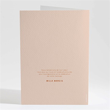 Livret de messe mariage hippie - Dos du livret