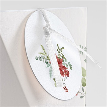Boîte de dragées mariage jardin fleuri étui - Détail de la boîte