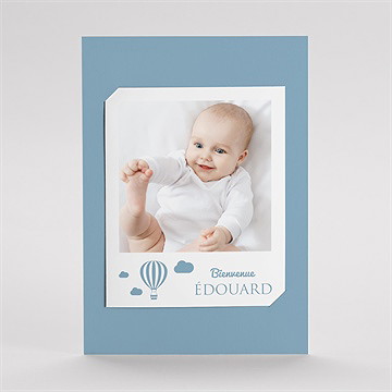 Faire-part naissance pictogrammes duo