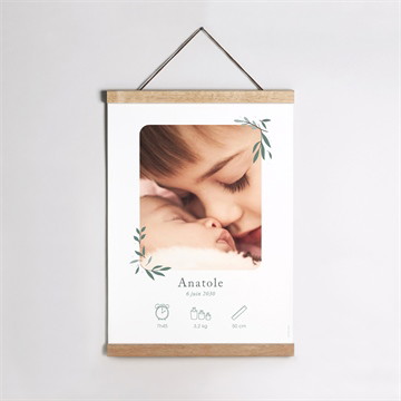 Affiche naissance petits pictos