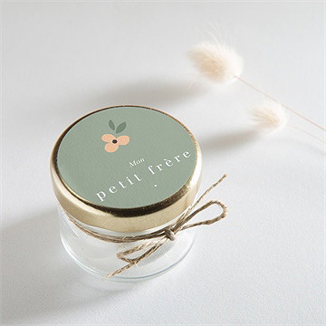 Sticker naissance mon petit frère - Mise en situation