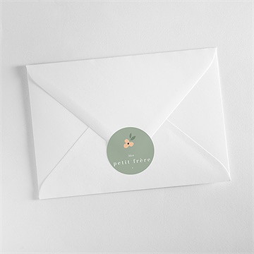 Sticker naissance mon petit frère - Mise en situation