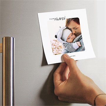 Remerciement naissance tendresse - Mise en situation