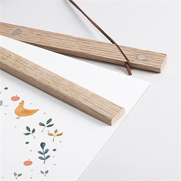 Affiche naissance tendres animaux - Détail de l'affiche