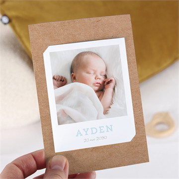 Carte recto-verso - portrait