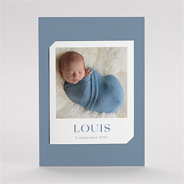 Faire-part naissance moderne et tendance duo