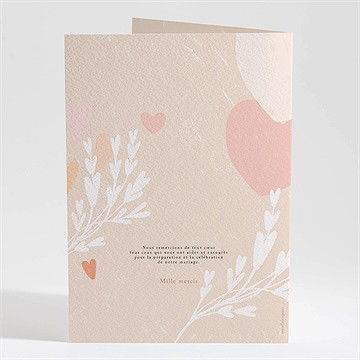 Livret de messe mariage love is all - Dos du livret