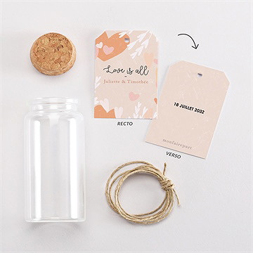 Mignonette mariage love is all étiquette - Vue d'ensemble