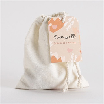 Pochon mariage  love is all