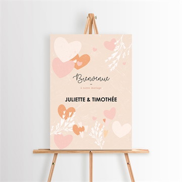 Panneau bienvenue love is all