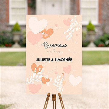 Panneau bienvenue love is all