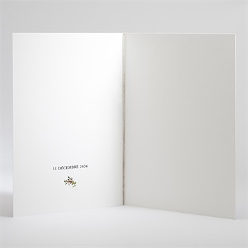 Livret de messe mariage ronde fleurie - Intérieur du livret