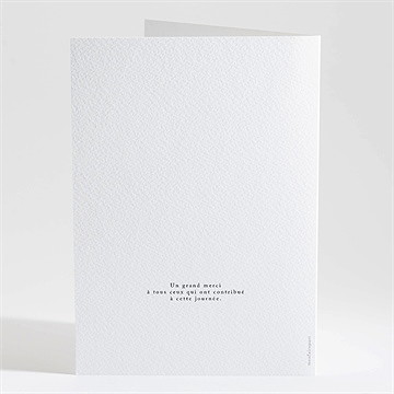 Livret de messe mariage ronde fleurie - Dos du livret