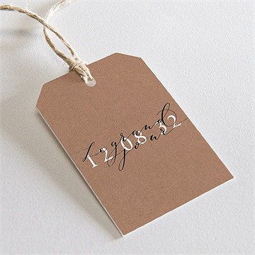 Etiquette mariage jour j kraft