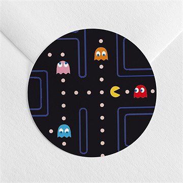 Sticker mariage geek