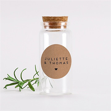 Mignonette mariage jour j kraft