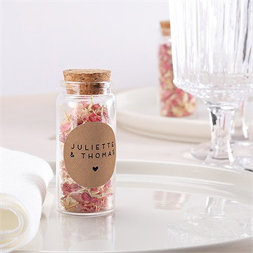 Mignonette mariage jour j kraft - Mise en situation