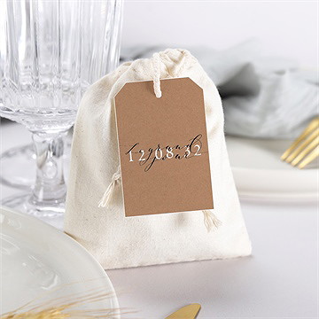 Pochon mariage  jour j kraft - Mise en situation