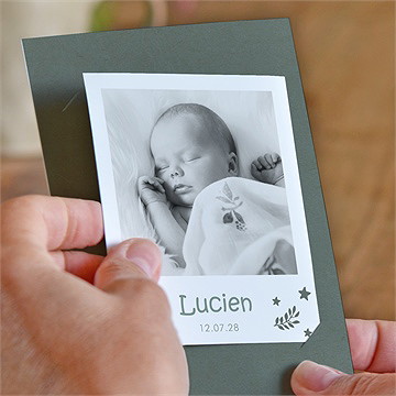 Remerciement naissance joie duo - Mise en situation