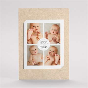 Carte recto-verso - portrait