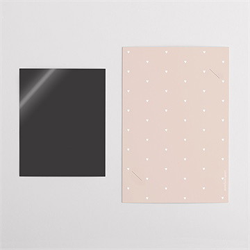 Remerciement naissance petit chéri duo - Dos du faire-part