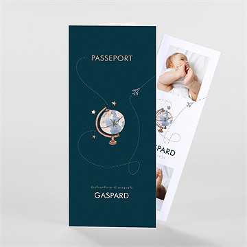 Remerciement naissance premier passeport photomaton