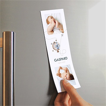 Remerciement naissance premier passeport photomaton - Mise en situation