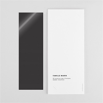 Remerciement naissance hello duo photomaton - Dos du remerciement