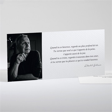 Remerciement décès pour toi paysage