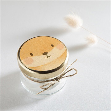 Sticker naissance renard mondoudou - Mise en situation