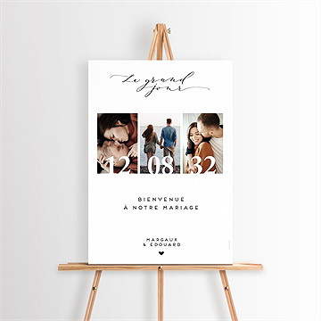 Panneau bienvenue classique photo