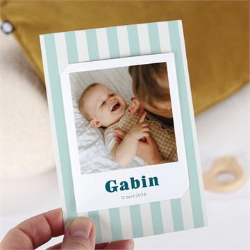 Carte recto-verso - portrait