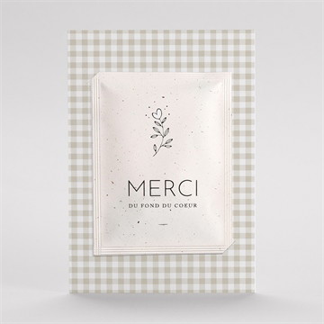 Carte recto-verso - portrait