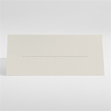 Marque-place mariage tons vert sauge - Dos du marque-place