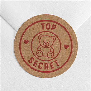 Sticker naissance dossier confidentiel