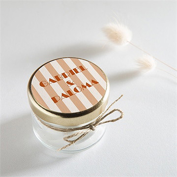 Sticker mariage terracotta estival - Mise en situation