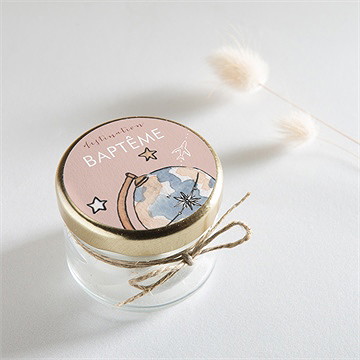 Sticker baptême joli passeport bapteme - Mise en situation